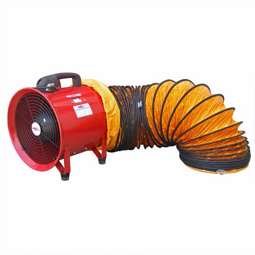Trademaster 300mm Portable Ventilator inc 5m Ducting
