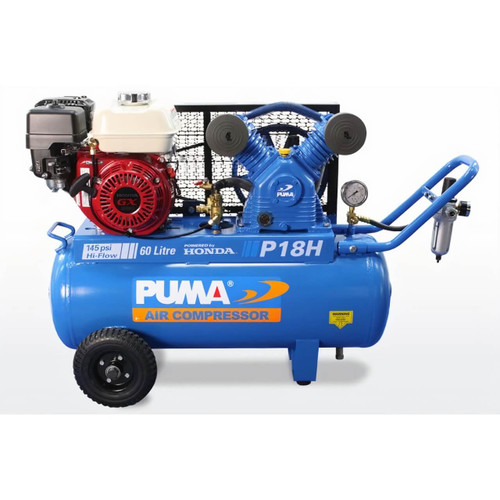 Puma P18H Petrol Air Compressor 6.5HP 60L