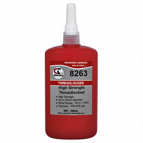 CT 8263 Threadlocker 250ml High Strength Oil Resist