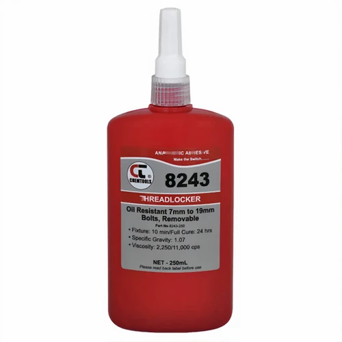 CT 8243 Threadlocker 250ml Med Strength Oil Resist