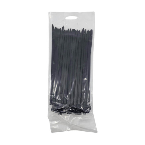 Cable Tie Black 200 x 4.8mm 100pk