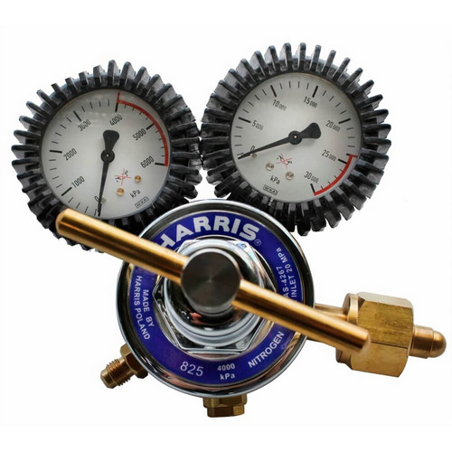 Harris 825 Nitrogen 'TEST' Regulator. Side Inlet. 0-4.000 Kpa