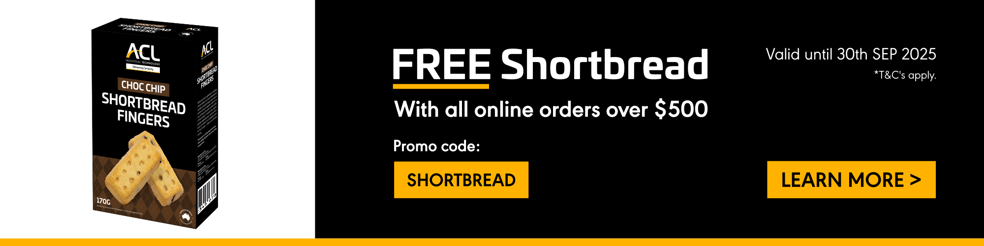 Free Shortbread Banner