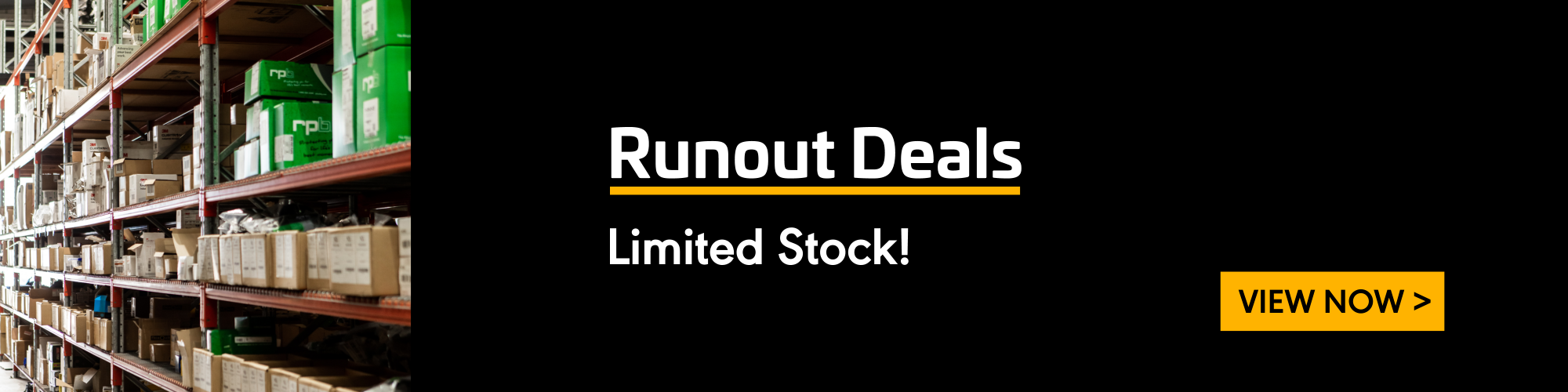 Runout Deals Banner
