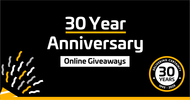30 Year Anniversary Giveaways