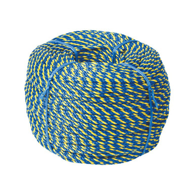 6mm Polypropylene Blue/Yellow Rope 400m - ACL Industrial Technology