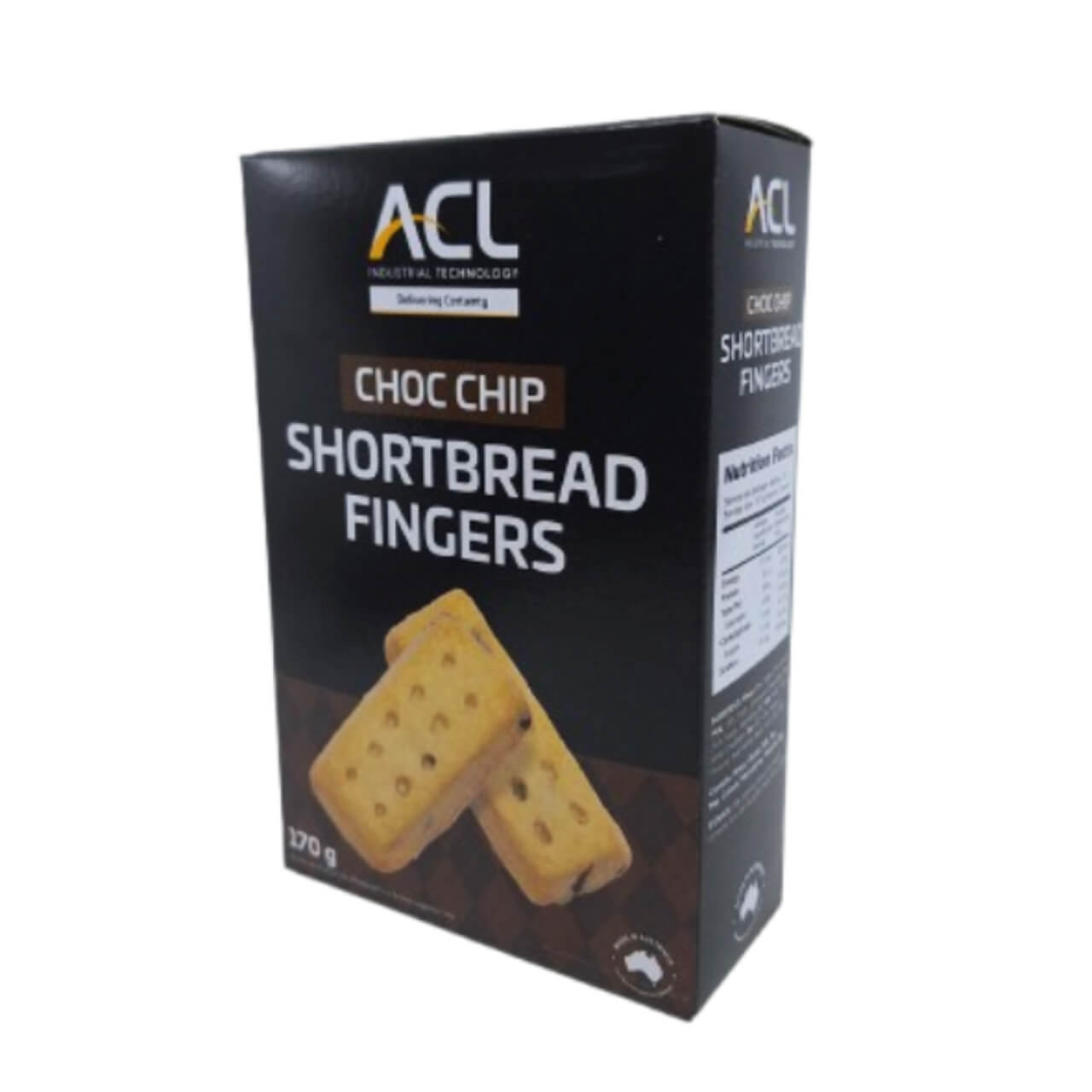 ACL Choc Chip Shortbread Fingers