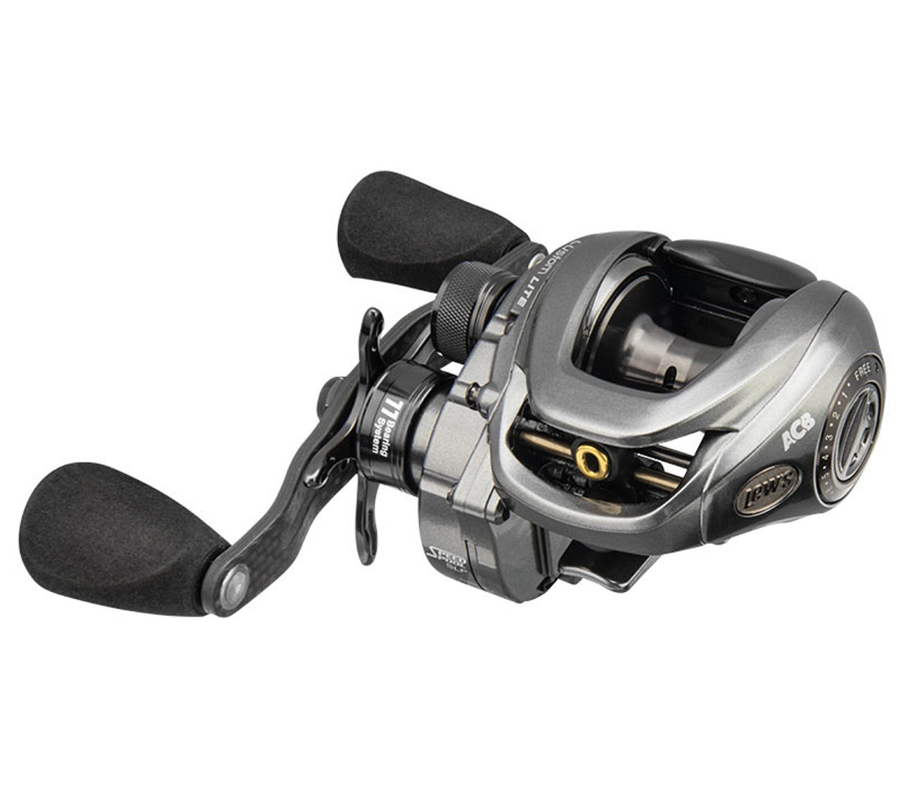 Lew’s Custom Lite SLP Speed Spool Left Handed Baitcast Fishing Reel #CL1SHL