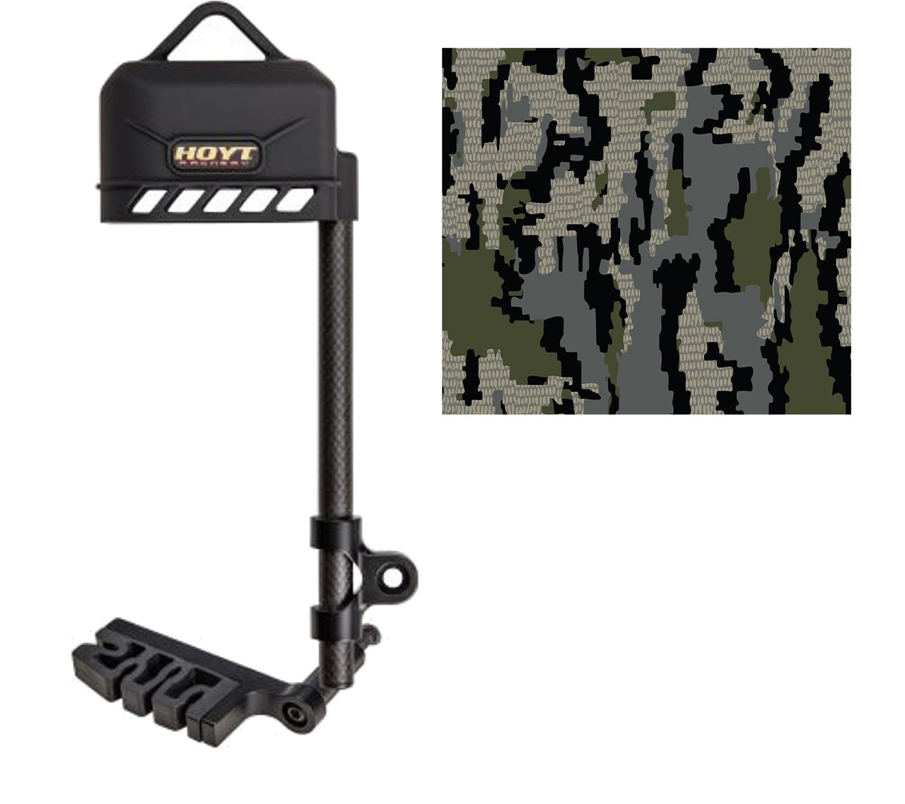 Hoyt Carbon Solo Shorty (Kuiu Verde 2.0) 4 Arrow Quiver 1331849