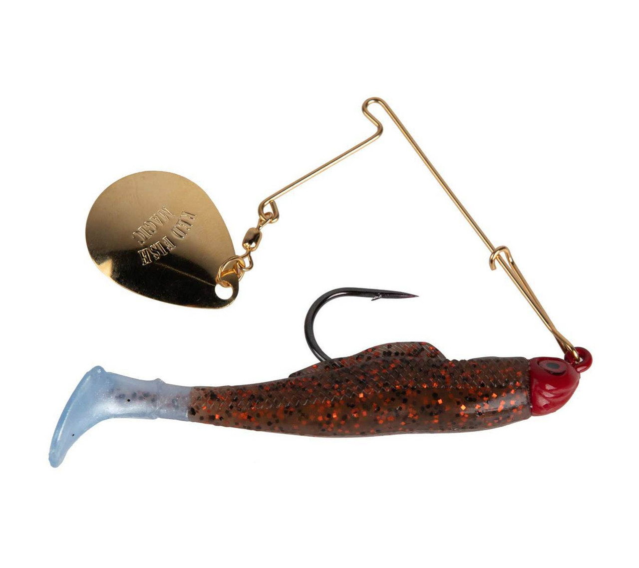 Strike King Redfish Magic Spinnerbait (Blue Crab Redhead) 1/4oz