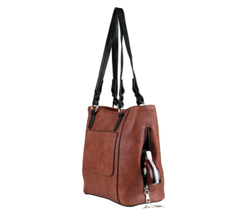 Leather Concealed-Carry Tote | Norah CCW Bag | Gun Goddess - GunGoddess.com