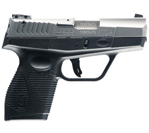 Taurus Pt 709 Slim Line Stainless 9mm Polymer Grip Sub Compact Pistol