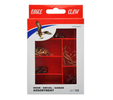 Eagle Claw 619H Panfish/Crappie 80-Piece Assorted Hook Kit