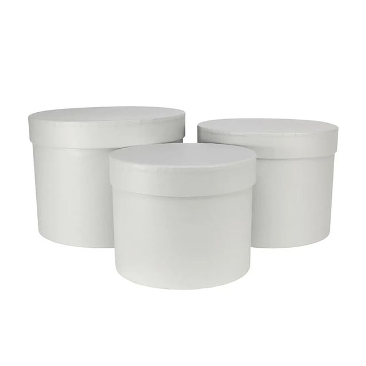 HAT Box Grey Set Of 3 - CB Gold