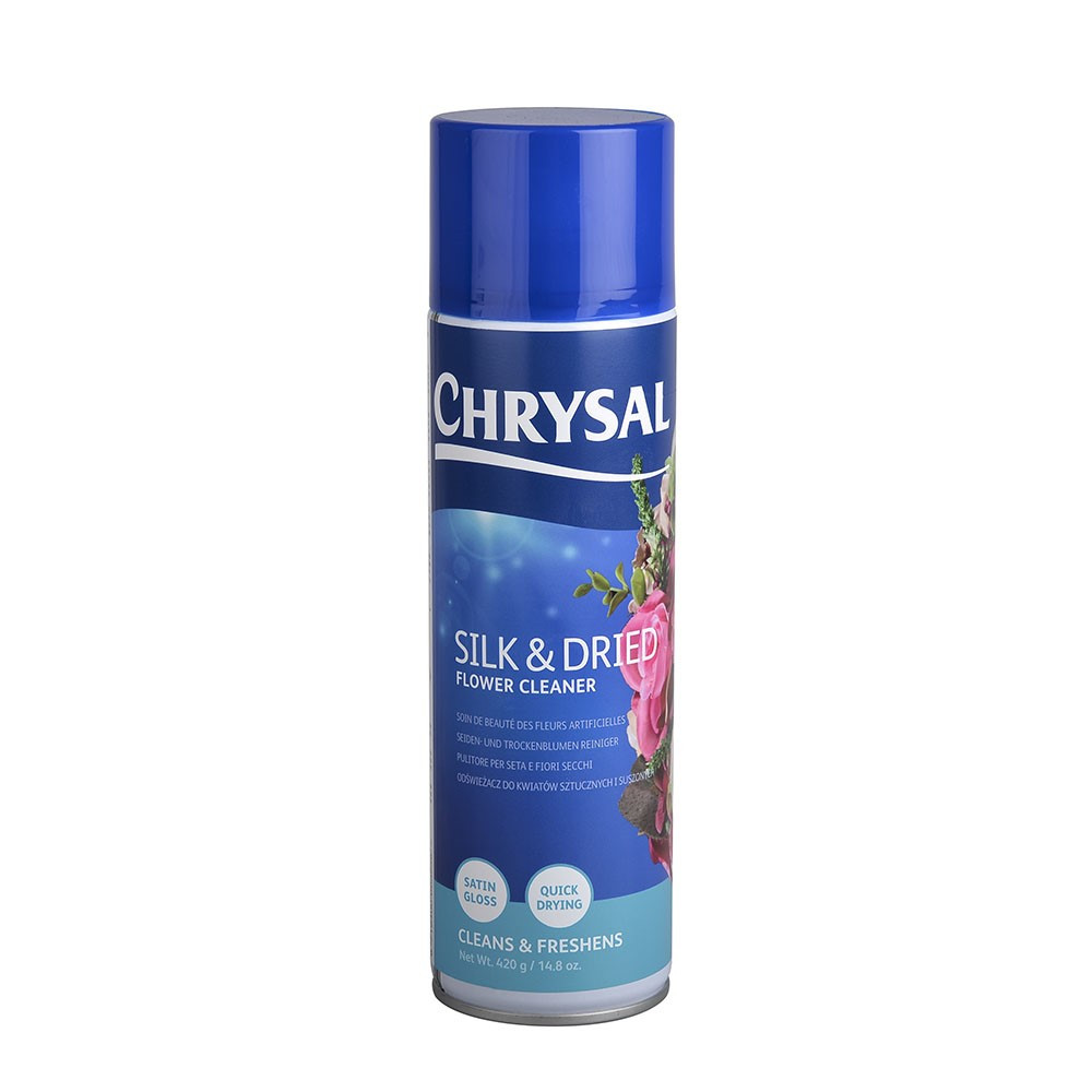 Chrysal Silk Cleaner Aerosol x 500ml CB Gold