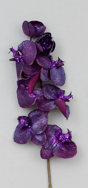 75cm Glitter Phalaenopsis Purple