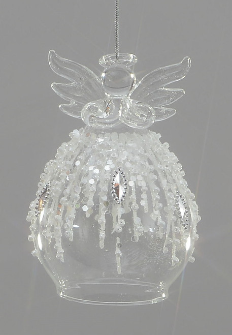 100mm Angel Ornament w/Bead