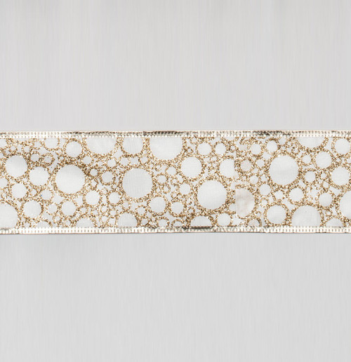 2.5"x10Y Glitter Pattern Ribbon Ch