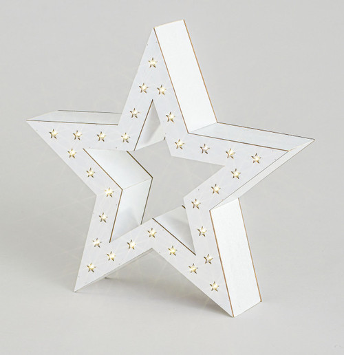 37cm Hollow Star Ornament LED