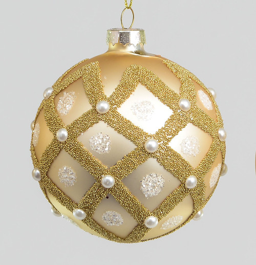 80mm Bead Lattice Glass Ball Champ