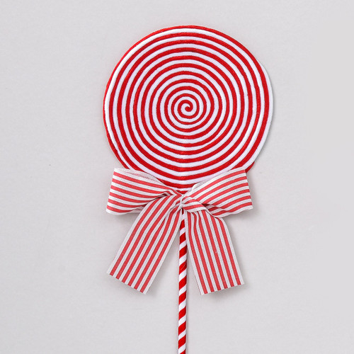 65cm Lollipop Candy Cane Red/Wht
