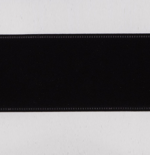 2.5"x10Y Velvet Ribbon Black