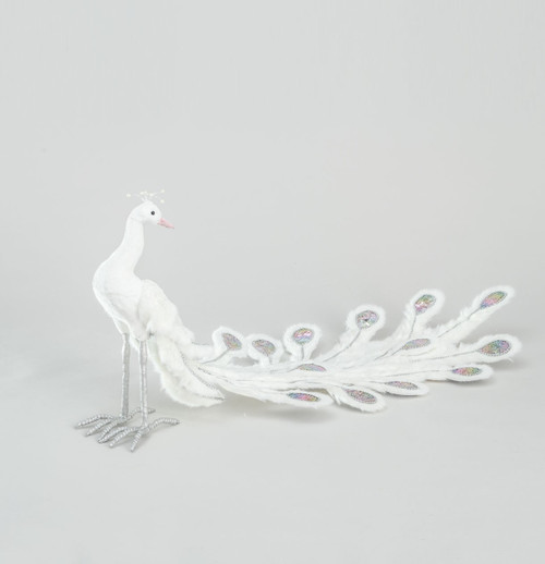 100cm Fabric Peacock Ornament Crea