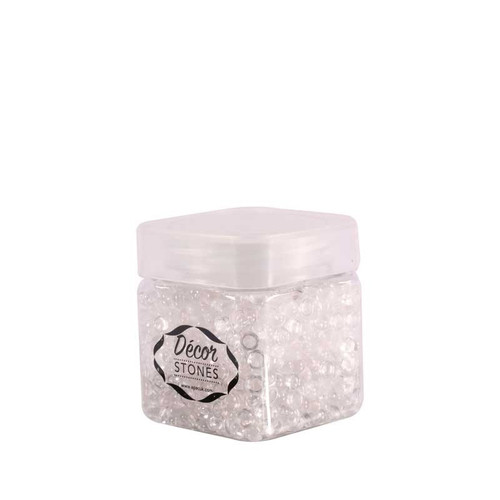 120gr Clear Plastic Beads  in Jar