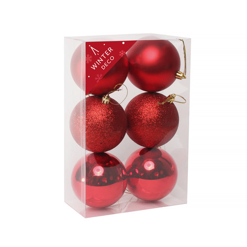 Red Shatterproof Baubles