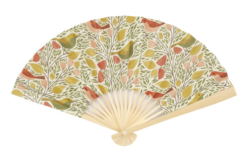 38X25cm Songbird Paper Fan