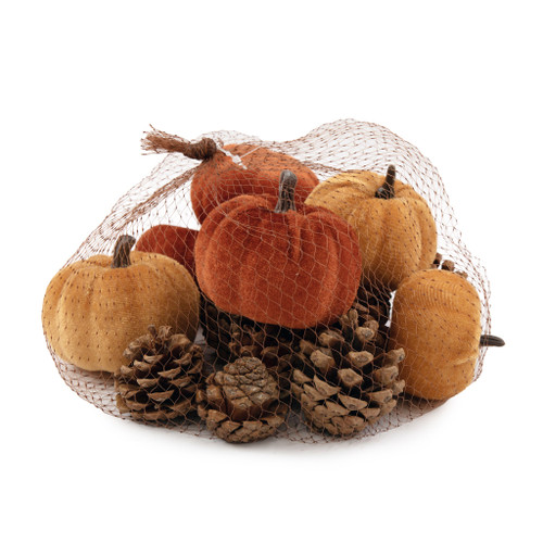 Bag Of Plush Scatter Pumpkins