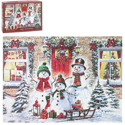 Snowmen Wooden Puzzle