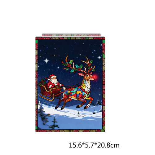 Light Up Santa Sleigh Led