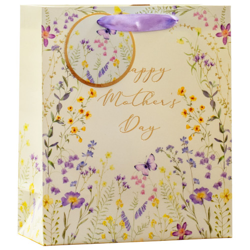 Mothers Day Wild Flower Medium Bag