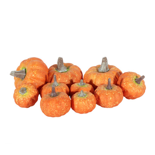 Bag of 5cm Pumpkins - Assorted Colours x10