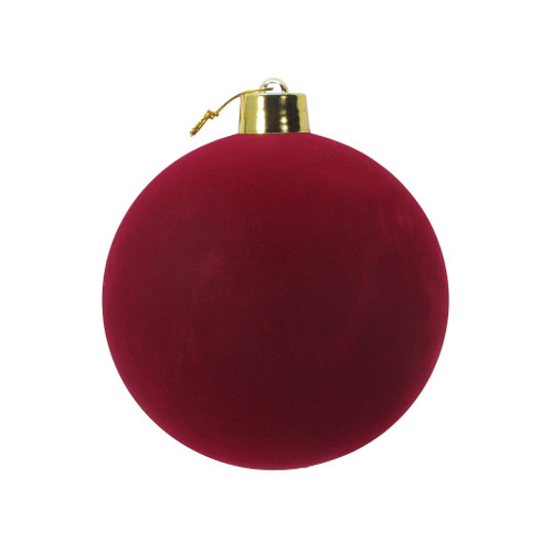 Burgundy Velvet Bauble - 25cm
