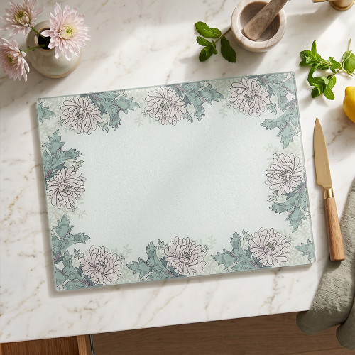 Chrysanthemum Cutting Board