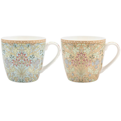 Hyacinth Breakfast Mugs Set 2