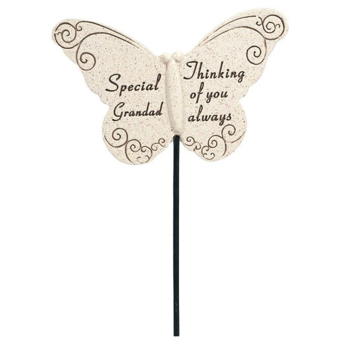 Butterfly Stick Special Grandad 31x10cm
