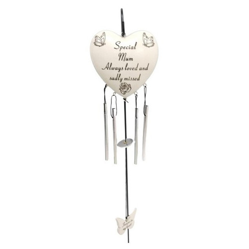 Special Mum Heart Chime Stick 8x8cm