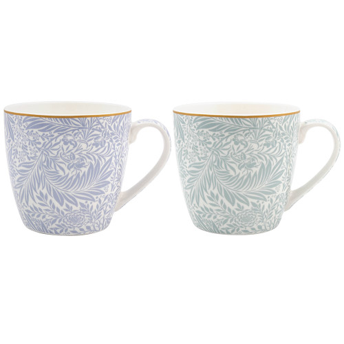 Larkspur Breakfast Mugs Set 2