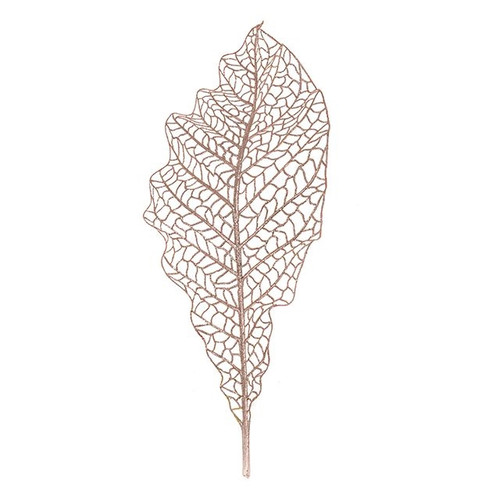 Lacey Wide Leaf Rose Gold 66 cm