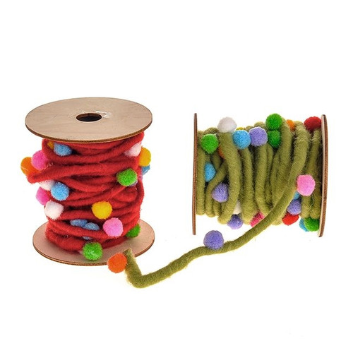 Feista Pom Pom Roll 5M Assorted