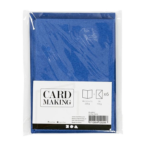 Cards And Envelopes A6 Blue