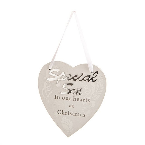 Xmas Heart Son Tree Hanger