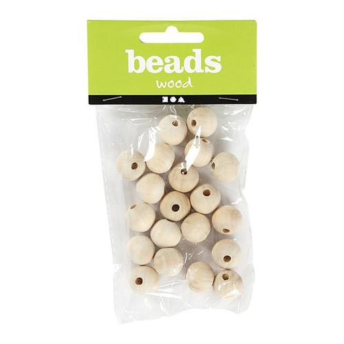 Wooden Bead 20Pieces 15Mm