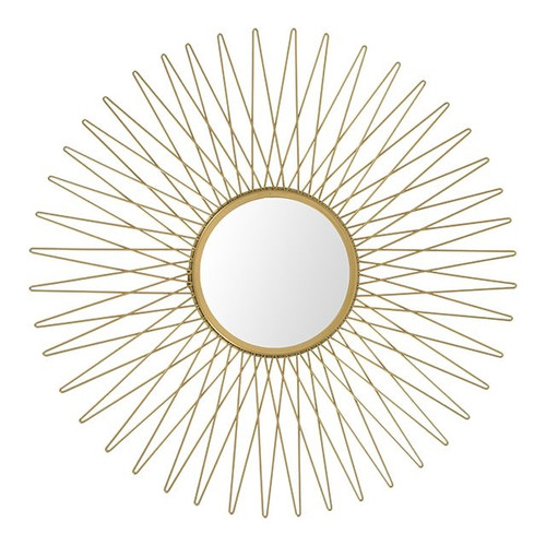 Mirror Metal Gold Sun 49Cm