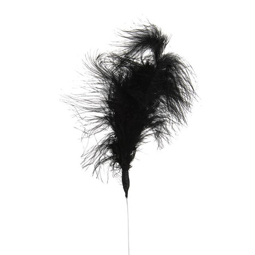 Feather Fluffy Black