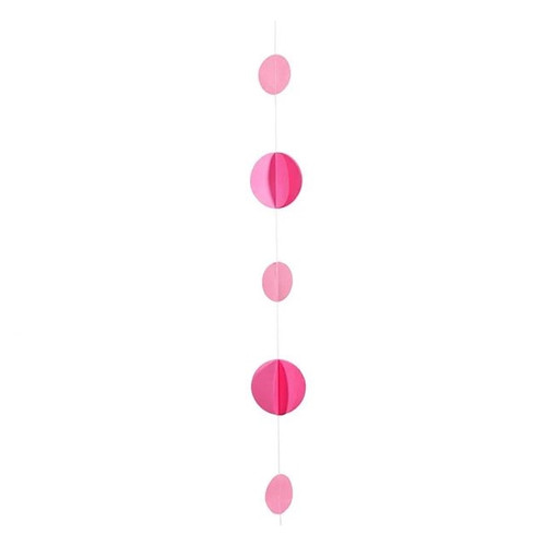 Balloon Tail Pink & Red Circle