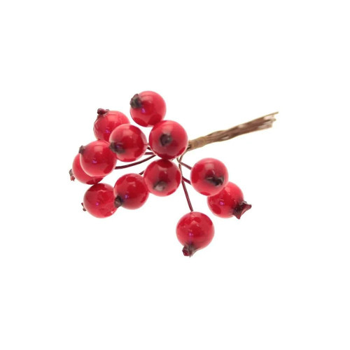 Red Berry Bunch 10cm x 12pcs (12/240/1920)